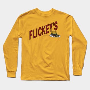 Flickey's Burger Long Sleeve T-Shirt